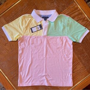 Tommy Hilfiger Kids Polo Shirt - Pink, Yellow, Green